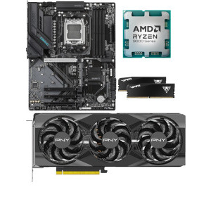 Startup Kit AMD Ryzen 7 9850X3D 4.7GHz + GIGABYTE B850 GAMING WIFI6 + RTX 5070 Ti 16GB + 32GB DDR5