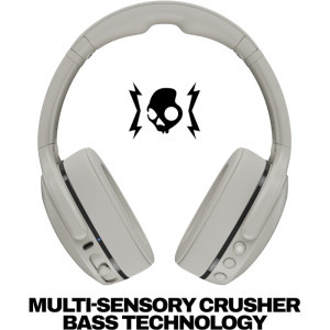 SkullCandy Over-Ear, Crusher 540 Active Wireless Concrete White