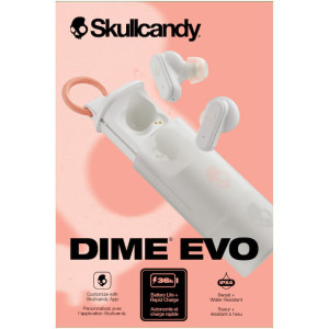 SkullCandy In-Ear, TW Dime Evo Bone Orange