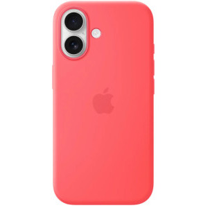 Apple Protectie pentru spate, material silicon pentru iPhone 17, culoare Bright Guava