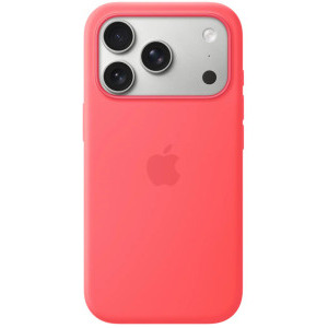 Apple Protectie pentru spate, material silicon pentru iPhone 17 Pro, culoare Bright Guava