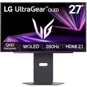 Monitor LED LG Gaming UltraGear 27GX700A-B 27 inch QHD OLED 0.03 msa 280 Hz HDR FreeSync Premium Pro & G-Sync Compatible