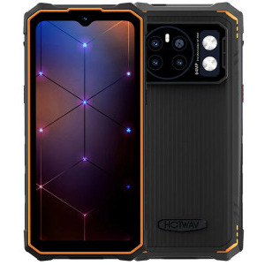 Smartphone HOTWAV Cyber 13, 128GB, 8GB RAM, Dual SIM, 4G, Tri-Camera, Orange