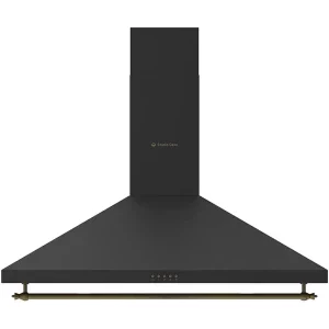 Hota Studio Casa decorativa 2120960701, Putere de absorbtie 645 m3/h, 3 trepte, Clasa A, 90 cm, Negru