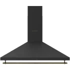 Hota Studio Casa decorativa 2120960701, Putere de absorbtie 645 m3/h, 3 trepte, Clasa A, 90 cm, Negru