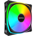 Ventilator Montech RX120 PRO ARGB PWM Black