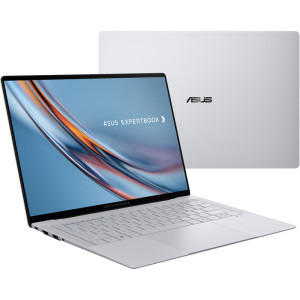ASUS 14'' ExpertBook Ultra B9406CAA, WQXGA+ Tandem OLED 120Hz Touch, Procesor Intel® Core™ Ultra X9 388H (18M Cache, up to 5.10 GHz), 64GB LPDDR5X, 2TB SSD, Intel Arc B390, Win 11 Pro, Morn Grey