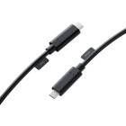 Cablu de date / adaptor Insta360 Extra Long, USB-C Male la USB-C Male, 10GBps, 30 m, Black