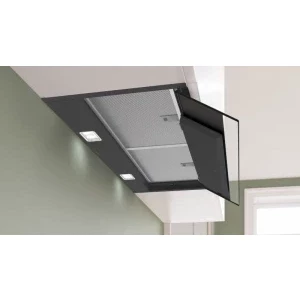 Bosch integrata DBB87DP60, Putere de absorbtie 699 m3/h, Clasa A+, 4 trepte de viteza, EcoSilence Drive, Home Connect, Iluminare LED, 80 cm, Negru