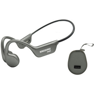 Bonesoundz Open-Ear, Aware, Boneconduction Grey + husa