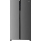 Frigider Side By Side Heinner HSBS-HM442NFINVXD, 442 L, Clasa D, Full No Frost, Inverter, Control electronic, Iluminare LED, 177 cm, Inox