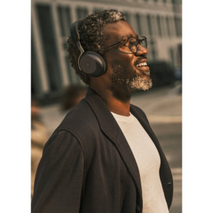 Jabra On-Ear, Evolve3 75, UC Link390c, Black + Wireless Charging Pad