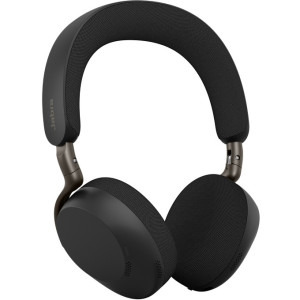 Jabra On-Ear, Evolve3 75, UC Link390c, Black + Wireless Charging Pad