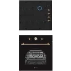 Pachet incorporabil Studio Casa Nero Cuptor electric & Plita pe gaz, Negru