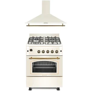 Studio Casa Sienna Aragaz pe gaz & Hota decorativa, Crem