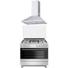 Pachet incorporabil Studio Casa Multifunctional Aragaz pe gaz & Hota decorativa, Inox