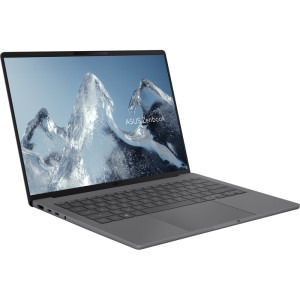 ASUS 14'' Zenbook A14 UX3407NA, WUXGA OLED, Procesor Qualcomm Snapdragon X2 Elite X2E-88-100, 32GB LPDDR5X, 1TB SSD, Qualcomm Adreno, Win 11 Home, Iceland Grey