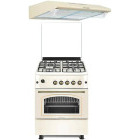 Pachet incorporabil Studio Casa Sierra Viva Aragaz pe gaz & Hota traditionala, Crem