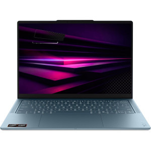 Lenovo 14'' Yoga Slim 7 14AGP11, 2.8K OLED 120Hz, Procesor AMD Ryzen™ AI 7 445 (8M Cache, up to 4.6 GHz), 32GB LPDDR5X, 1TB SSD, AMD Radeon 840M, Win 11 Pro, Tidal Teal, 3Yr Onsite Premium Care