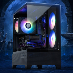 PC Gaming BALAUR Epic Powered by ASUS, Intel i5-14400F 2.5GHz, 32GB DDR5, 1TB SSD, RTX 5060 Ti 8GB GDDR7, Iluminare RGB