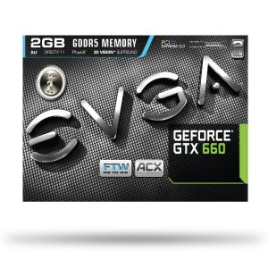 EVGA GeForce GTX 660 FTW ACX Cooling 2GB GDDR5 192-bit