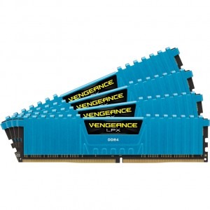Corsair Vengeance LPX Blue 16GB DDR4 2133MHz CL13 Quad Channel Kit