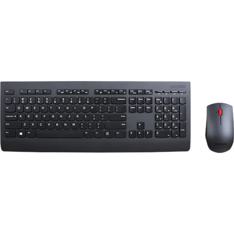 Kit periferice Lenovo Tastatura + Mouse Professional Combo, Wireless, Black