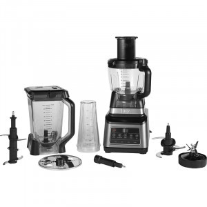 Ninja BN800EU, 3-in-1 cu 5 programe Auto-iQ, 1200 W, 3 viteze, negru/argintiu, 0.7 L||1.8 L||2.1L