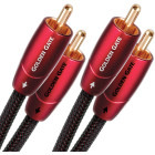 Cablu audio Audioquest Golden Gate, 2x RCA Male - 2x RCA Male, 2m, negru-rosu