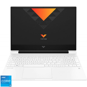 HP Gaming 15.6'' Victus 15-fa1034nn, FHD IPS, Procesor Intel® Core™ i5-12450H (12M Cache, up to 4.40 GHz), 16GB DDR4, 512GB SSD, GeForce RTX 4050 6GB, Free DOS, Ceramic White