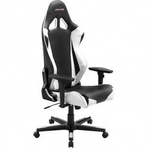DXRacer Racing, negru cu alb
