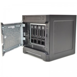 HP ProLiant MicroServer Gen8, Procesor Intel® Pentium® G2020T 2.5GHz Ivy Bridge, 2GB UDIMM DDR3, fara HDD, LFF 3.5 inch