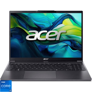 Acer 15.3'' Aspire Go 15 AG15-51P, WUXGA IPS, Procesor Intel® Core™ i7-1355U (12M Cache, up to 5.00 GHz), 16GB DDR5, 512GB SSD, Intel Integrated Graphics, No OS, Steel Gray