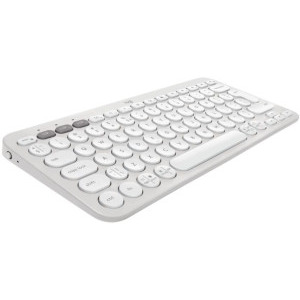 Logitech Pebble Keys 2 K380s, Wireless/Bluetooth, Tonal White