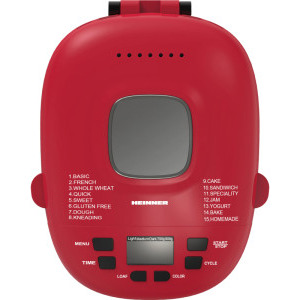 Heinner Cuptor de paine PastryChef 550 HBM-915BKR, 550W, Negru/Rosu