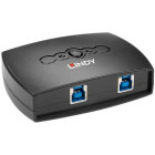 Adaptor LINDY Switch 2x USB 3.0 tip B Female - 1x USB 3.0 tip A Female