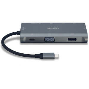 LINDY DST-Mini Plus, USB-C Laptop Mini Docking Station