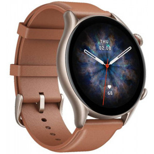 Amazfit GTR 3 Pro, Brown Leather