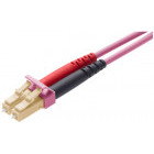 Cablu retea R&M Duplex MultiMode Fibre Optic Patch Cable OM4 LC-LC 2m pink