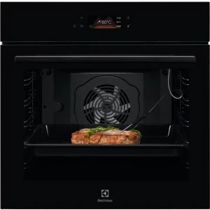 Electrolux LOD8P39Z, Electric, 72 L, Autocuratare pirolitica, SteamBake, MultiLevel, Grill, Clasa A+, Negru