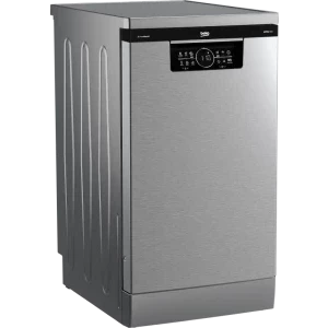 Beko BDFS26050XQ, Slim, 10 seturi, 6 programe, Clasa B, ProSmart Inverter, AquaIntense, SelfDry, WaterSafe, 45 cm, Inox