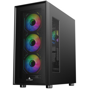 Gaming DRAGON Streaming Edition, AMD Ryzen 5 9600X 3.9GHz, 32GB DDR5, 2TB SSD, RX 9070 16GB GDDR6, Iluminare RGB, Windows 11 Home (Game Ready)
