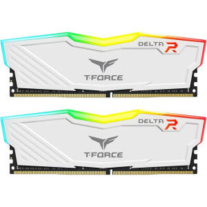 Memorie Team Group T-FORCE DELTA RGB 16GB DDR4 3600MHz CL18 Dual Channel Kit White