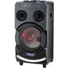 Akai Boxa portabila ABTS-112, 60W RMS, Bluetooth, Radio FM, USB, SD Card, Microfon Wireless inclus, Black