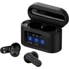 Casti Philips In-Ear, TAT6000BK/00, True Wireless, Bluetooth, 4 Microfoane, Hybrid ANC, IPX5, Black