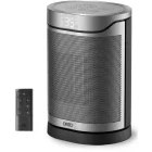 DREO Aeroterma electrica Atom 318, 1500 W, 3 trepte, Ventilare, Argintiu/Negru