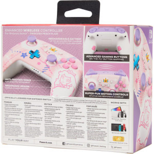 POWERA NSGP0255-01 pentru Nintendo Switch/OLED/Lite Princess Peach Plaid