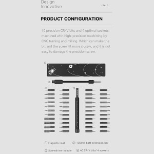 Jakemy Surubelnita JM-8180 CR-V Precision, 47 in 1