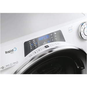 Candy RP 4116BWMBC/1-S, 11 kg, 1400 RPM, Clasa A, Inverter, Quick&Clean, Steam Hygiene+, Easy Iron+, Alb