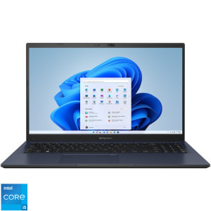ASUS 15.6'' ExpertBook B1 B1502CVA, FHD, Procesor Intel® Core™ i5-1335U (12M Cache, up to 4.60 GHz), 16GB DDR4, 512GB SSD, Intel Integrated Graphics, Win 11 Pro Education, Star Black